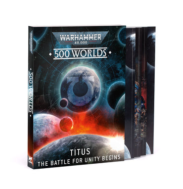 WARHAMMER 40,000 - 500 WORLDS: TITUS - THE BATTLE FOR UNITY BEGINS SLIPCASE (PRE-ORDER)