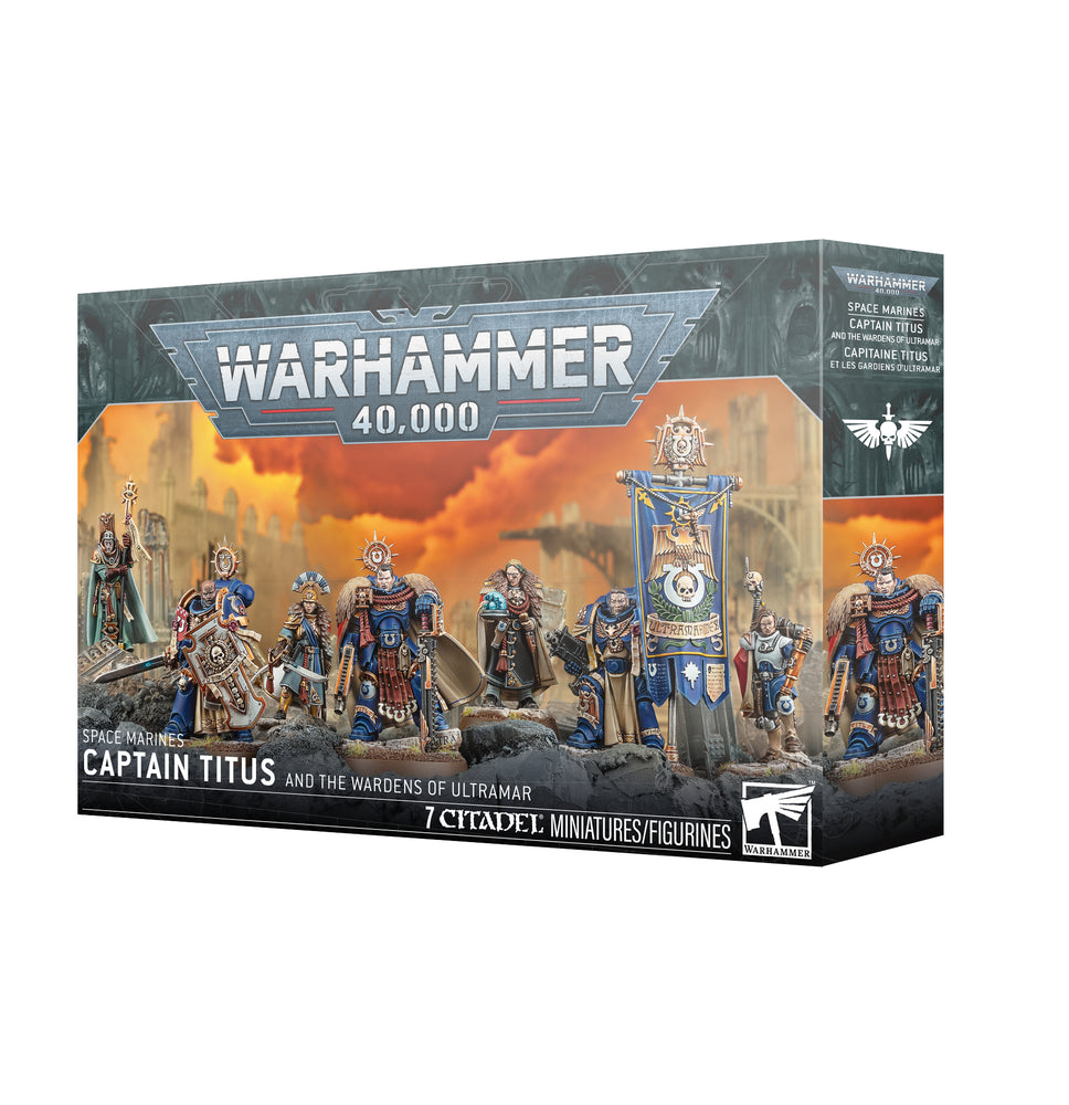 WARHAMMER 40,000 - SPACE MARINES - CAPTAIN TITUS & THE WARDENS OF ULTRAMAR (PRE-ORDER)
