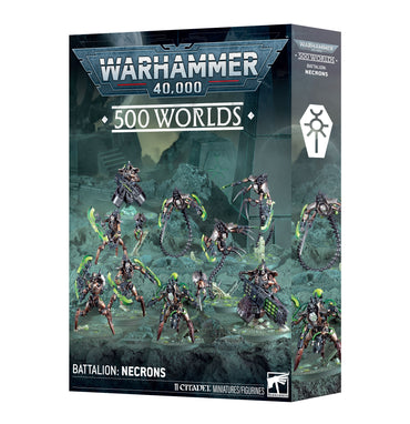 WARHAMMER 40,000 - NECRONS - 500 WORLDS BATTALION (PRE-ORDER)