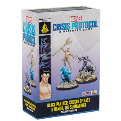 Marvel Crisis Protocol: Black Panther, Chosen of Bast & Namor, The Sub-Mariner (Preorder JUL 12 2024)