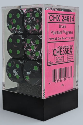 Chessex Opaque D6 12 Count