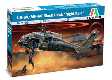 Italeri 1:48 Black Hawk UH-60/MH-60 "NIGHT RAID" Model Kit