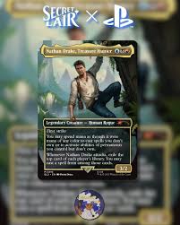 MTG SECRET LAIR PLAYSTATION SUPER DROP UNCHARTED: SAGA OF THIEVES REGULAR (Pre-order)
