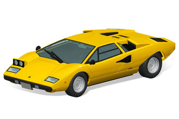 Aoshima 1/32 SNAP KIT #20-B Lamborghini Countach LP400(Yellow)