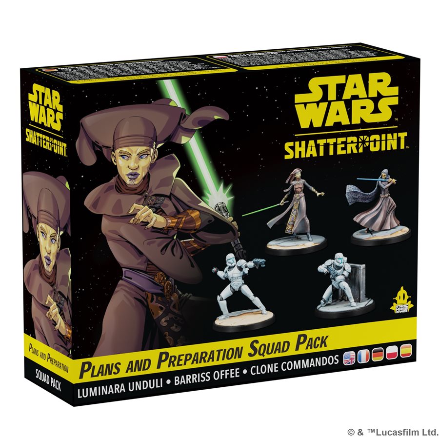 STAR WARS: SHATTERPOINT - PLANS AND PREPERATION - GENERAL LUMINARA UNDULI SQUAD