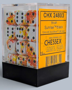 CHESSEX D6 12mm x36 Opaque (Various)