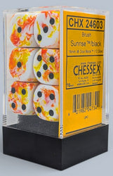 Chessex Opaque D6 12 Count