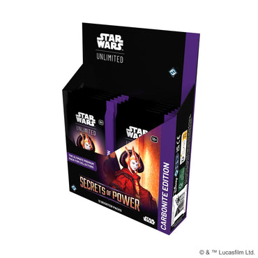 Star Wars: Unlimited - Secrets of Power - Carbonite Booster Display (EN) Nov 7 2025