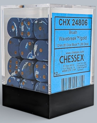CHESSEX D6 12mm x36 Opaque (Various)