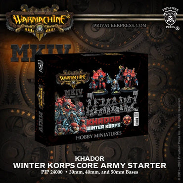 WARMACHINE MKIV -KHADOR WINTER KORPS- CORE ARMY STARTER SET