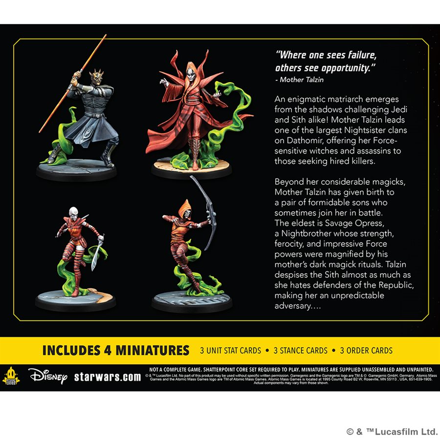 Star Wars: Shatterpoint: Witches of Dathomir: Mother Talzin Squad Pack ^ SEPT 15 2023