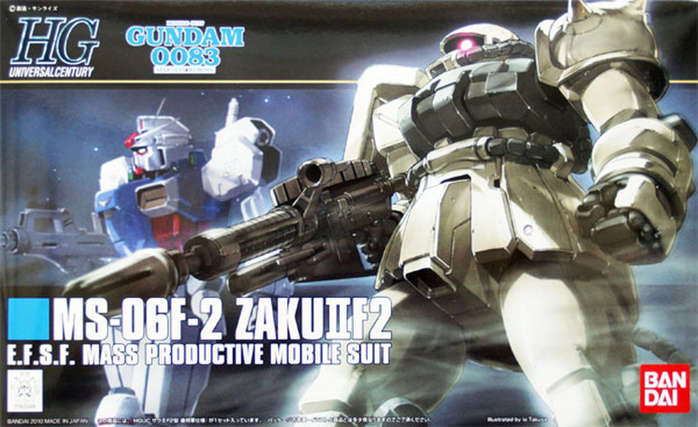 Bandai HGUC #107 1/144 MS-06F-2 Zaku II F2 (Earth Federation Type) "Gundam 0083"