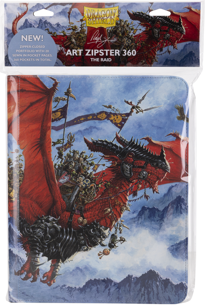 DRAGON SHIELD ART ZIPSTER 360 ALBUM THE RAID (6)