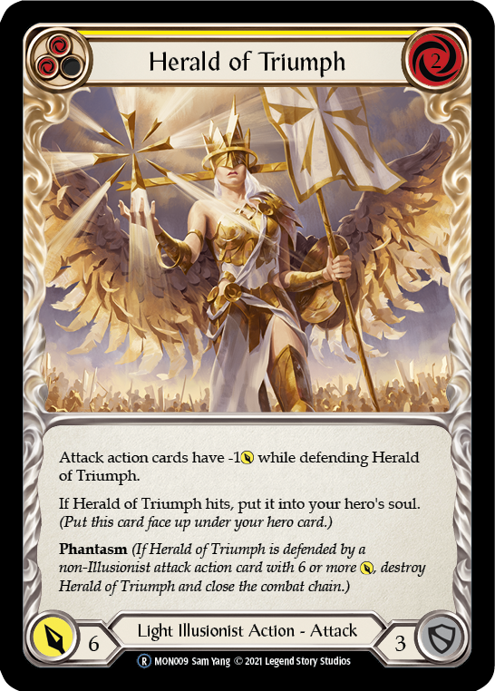 Herald of Triumph (Yellow) [U-MON009-RF] (Monarch Unlimited) Unlimited