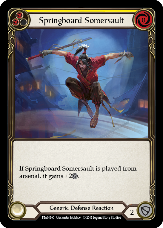 Springboard Somersault [TEA019-C] (Dorinthea Hero Deck)  1st Edition Normal