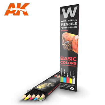 AK Interactive Weathering Pencil Set - Basics