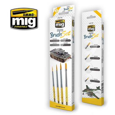 Ammo Mig Starter Brush Set