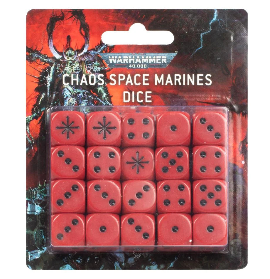 Warhammer 40K - Chaos Space Marines Dice