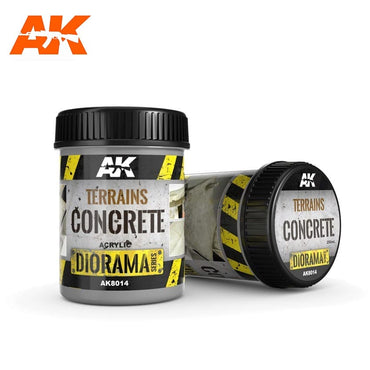 AK Interactive Terrains Concrete - 250ml (Acrylic)
