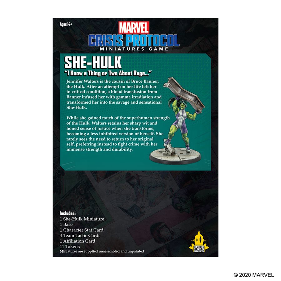 Marvel Crisis Protocol: She Hulk Character Pack