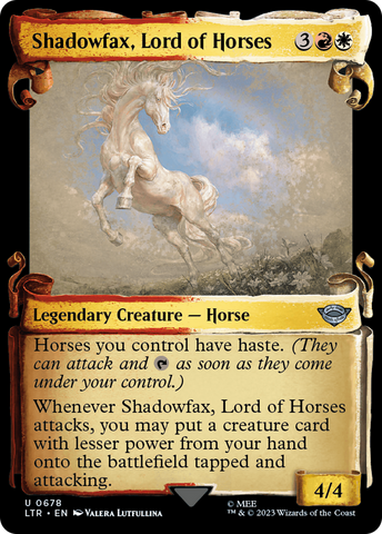 Shadowfax, Lord of Horses [The Lord of the Rings: Tales of Middle-Earth Commander Showcase Scrolls]