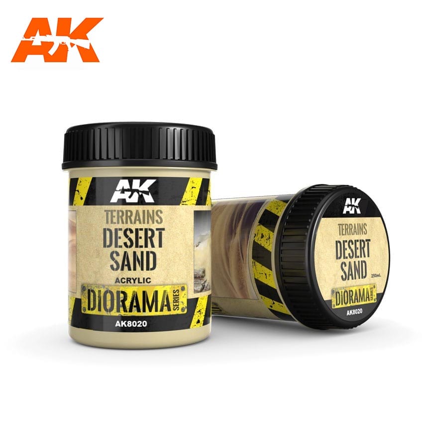 AK Interactive Terrains Desert Sand - 250ml (Acrylic)