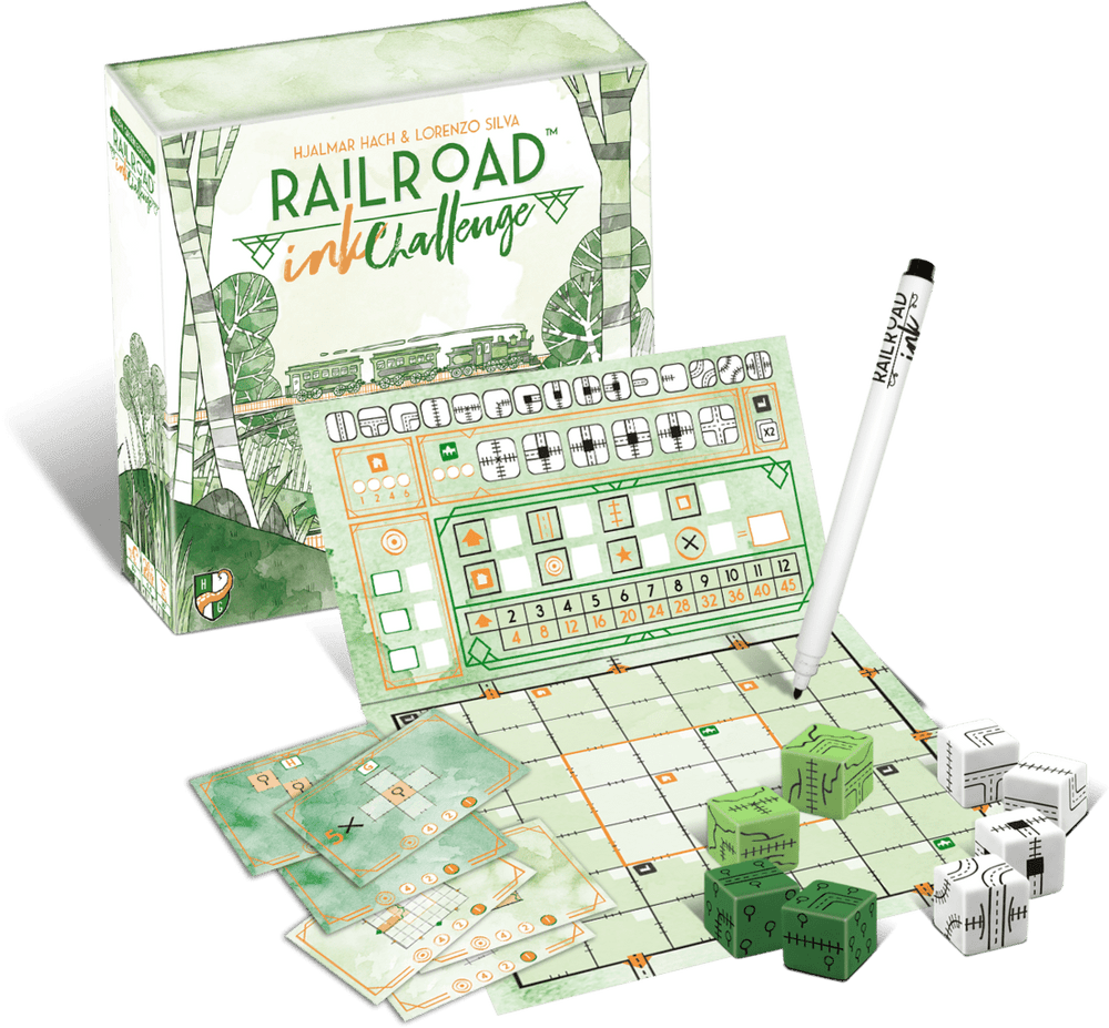 Railroad ink Challenge - Lush Green Edition