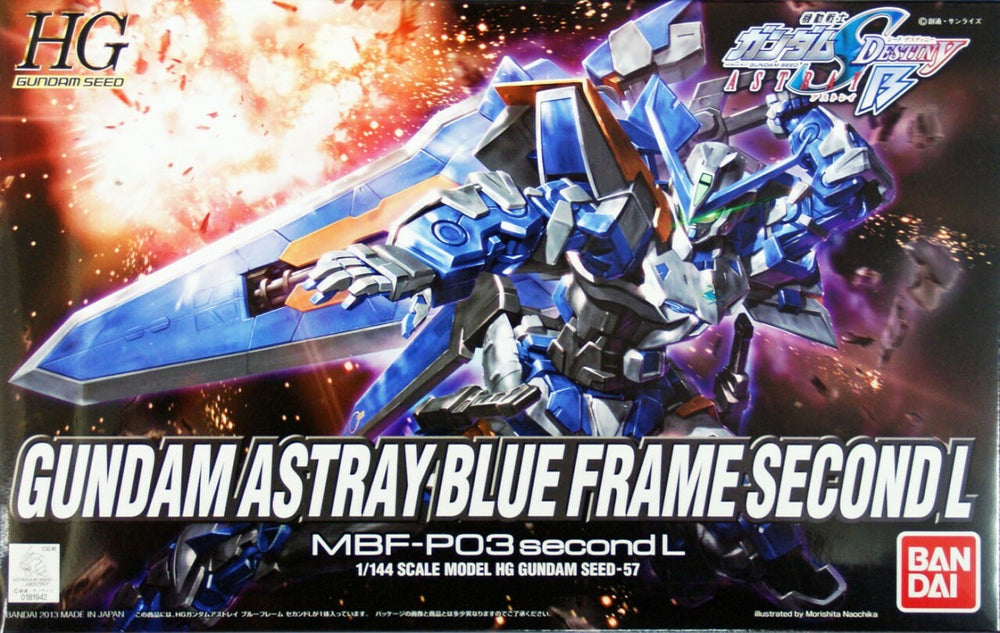 Bandai HG #57 1/144 Gundam Astray Blue Frame Second L Gundam SEED Astray