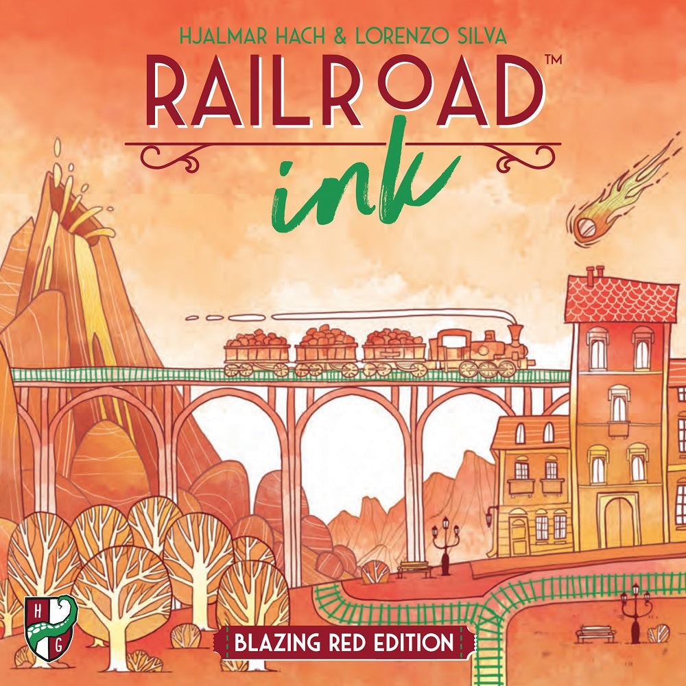 Railroad Ink Challenge - Blazing Red