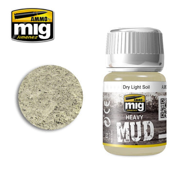 Ammo Mig Dry Light Soil Heavy Mud Effect