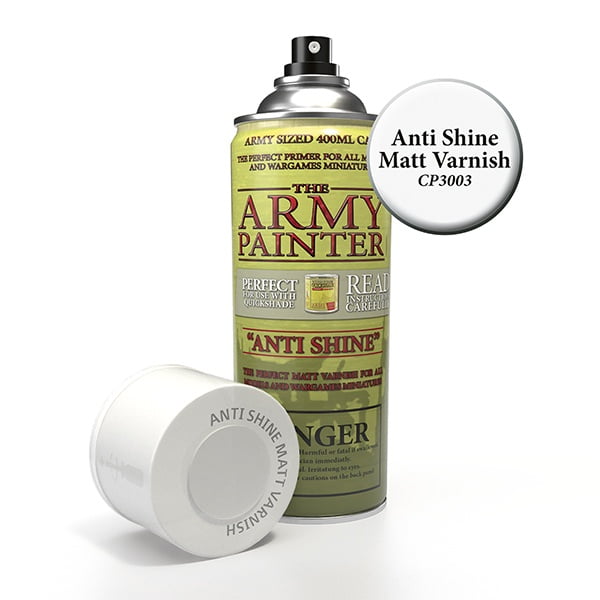 The Army Painter Spray Primer - Anti Shine Matt Varnish
