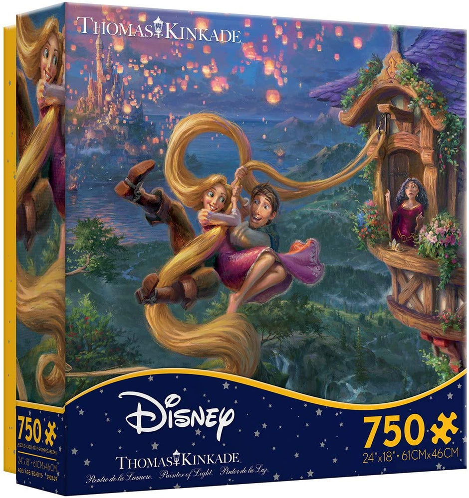 750pc Puzzle Thomas Kinkade Disney Dreams - Tangled