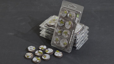 Gamers Grass Battle Ready Bases 32mm x 8 Temple Round