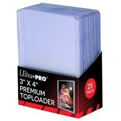 Ultra-Pro 3" X 4" Premium Toploader (25 CT)