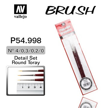 Vallejo Detail Brush Set